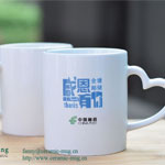 11oz White straight classic promotional ceramic coffee mugs
