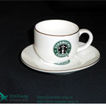 Starbucks Ceramic Coffee Mug & Saucer