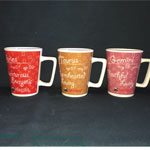 V Shape Tea Cups with Printing