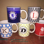 B&R printed Ceramic coffee mugs with logo OEM