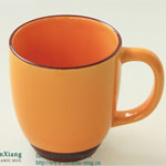 Matte color glazed soup ceramic mugs big belly ceramic coffee mug