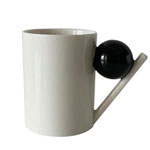 350ml china supplier designk nordic minimalist ceramic mugs geometric ball coffee simple