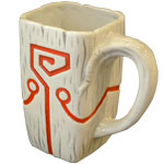 Dota2 Mug imitation wood relief frosted ceramic mugs water mug