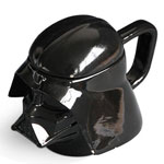 12oz Black relief coffee mugs star wars helmet mugs china manufacturers