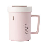 Cheap 460ml nordic fashion simple ceramic mugs Creative sealed travel mug with lid