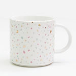 Wholesale nordic 12oz terrazzo ceramic mugs Straight speckle ceramic coffee cups factory