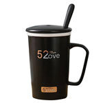 Custom luxury ceramic mugs with logo office valentines ceramic cup with lid manufacturers