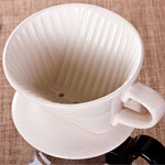 Custom color glazed ceramic coffee filter Hand brewed coffee american drip filter cups