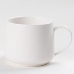 Cheap 11oz stoneware jar ceramic mugs matte plain white coffee cups with logo