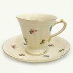 Luxury european ceramic afternoon tea mug and saucer Royal coffee cup dish