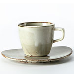 Suppliers retro ceramic tea mug and saucer European stoneware coffee cups dish