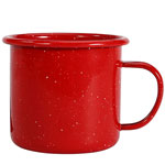 Wholesale speckle enamel ceramic mugs 16oz ceramic camping mugs manufacturers