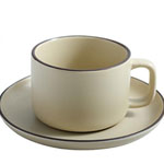 Custom retro stoneware coffee mug and saucer starbucks color glazed cups manufacturers