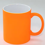 Cheap blank orange color glazed sublimation mugs Custom coffee mugs manufacturers