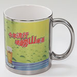 China silvery sublimation mugs custom ceramic coffee mugs love factory