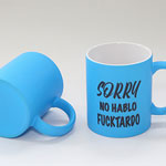 Manufacturer plain blue ceramic coffee mugs color changing sublimation mugs with logo
