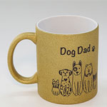 Custom sublimation mugs with dog logo Fluorescent ceramic coating mugs suppliers