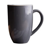 Blank grey color glazed ceramic coffee mugs large 600ml stoneware mugs