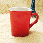 Red Square Nestle Ceramic Coffee Mugs Wholesale